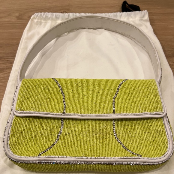 Staud x New Balance Collab Tennis Tommy Beaded Bag - Picture 4 of 6